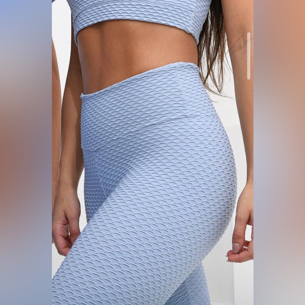 BootyByBraBants CROCO SKIN SOMETHING BLUE